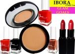 Ibora A Bold You Ultimate Glamour in One Package: Nail Polish, Lipstick, Compact Combo