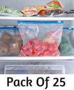 LIFE FEST Zip lock Bag For Storage,Zip lock Pouches,Ziplock Bags For Fridge Storage,Freezer RE-USABLE Zipper Bags,Zip lock bags Medium ( 9