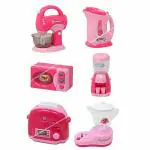 Vikrida 6 Pcs Kitchen Battery Operated Mini Household appliances Set (5 pcs Working 1 pc Dummy)