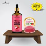 Park Daniel Pink Lip Serum, 30 Ml And Strawberry Lip Scrub, 8 Gm (Combo Of 2)