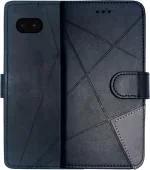 SUPER ME Google Pixel 6A Black Leather Dual Protection Flip Cover
