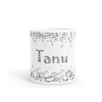 Rish Tanu Printed Multicolor Ceramic Coffee Mug, 350 Ml
