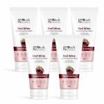 GLOBUS NATURALS Red Wine Face Wash (pack of 5)