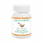 Ayurshreshtha Curcumin (95%) With Piperine 5 mg. Anti-Oxidants, Boosts Metabolism(60 Capsules)