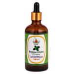 KUNJ Peppermint Essential oil (Mentha piperita) 100% Pure & Natural Undiluted Therapeutic Grade. Steam Distilled. For Steaming, Hair, Skin, Face & Diffuser. 100ML