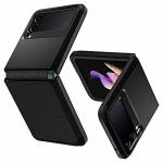 Spigen Tough Armor Black TPU and Polycarbonate Shock-Absorbent Back Cover Case Compatible with Samsung Galaxy Z Flip 3 7.62 x 1.02 x 15.24 cm