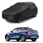 AASHTIK MART Maruti Suzuki Dzire Car Cover Car Cover Maruti Suzuki Dzire Maruti Suzuki Dzire Body Cover Car Body Cover Maruti Suzuki Dzire Maruti Suzuki Dzire Car Body Cover Water Resistant - with Mirror Pockets (Black Colour)