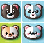 Love Creation A4 Size poster print for creative wall art- puppy-love-7320( Sticker)