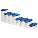 Signoraware Organise Your Kitchen Set, 8-Pieces, Mod Blue