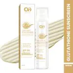 CO LUXURY Sunscreen Gel For All Skin Types | SPF 50 PA++++ | With 1% Glutathione & Kojic Acid | Lightweight | Quick Absorbing | No White Cast | UVA & UVB Protection | 50 gm