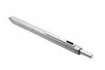 Ledos Silver Metal Multi-functional 3 Color Ballpoint Pen and 0.5 mm Pencil