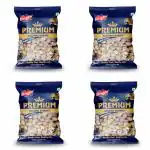 Shraddha Bites Roasted Whole Peanut | Peanut with Skin | Bhuna Sing | Jumbo Size Peanut High Protein - Gluten Free Mungfali - 200g x 4 Pack (800g)