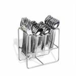 OPR Premium Stainless Steel Cutlery Set for Luxury Dining & Kitchen| Cutlery Set of 24 Pcs( Contains: 6 Dessert Spoons, 6 Dessert Forks, 6 Master Spoons, 6 Tea Spoons)