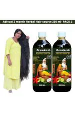 Growkesh Adivasi Hair Problem Herbal Growth Hair Oil 250 Ml (Pack Of 2)