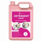 Flisko Detergent Liquid 5 Liter with Nano Fiber Lock Technology, 99.9% Germ Protection