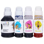 REFFLO Premium GI-70 Compatible Ink For Canon Pixma Ink Efficient Printers G5070 G6070 G7070 CMYK Set