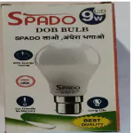 SPADO 9W DOB LED Bulb pack of 10