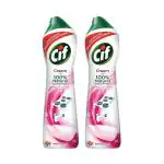 Cif Multi Purpose Cleaner With Cream And Micro Crystals Pink Flowers, 500 Ml (Pack Of 2)