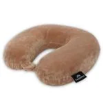 TAINPAR U Shaped Memory Foam Travel Neck Pain Relief And Comfortable Super Soft Orthopedic Cervical Pillows - Coffee.