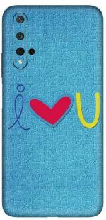 instyler Huawei Honor 20 Matte Vinyl Love Printed Mobile Skin Sticker with Scratch Resistant Lamination