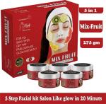 Blu Lady - Herbal Wax Mix-Fruit Facial kit woman and man for Skin Whitening for oily and dull skin (275 g)