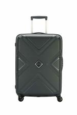 American Tourister Trolley Bag For Travel | KROSSPLUS 55 Cms Polycarbonate Hardsided Small Cabin Luggage Bag | Suitcase For Travel | Trolley Bag For Travelling, Dark Slate