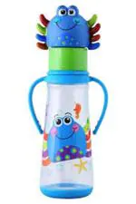 Adore Baby Octo Feeding Bottle with Handle-Multicolor-250ml