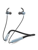 Pebble Flex Lite Neckband with True Bass in-Built Mic, 10 Hours Play time, Magnetic Earbuds, Soft Silicone Body Workout and Sweat Proof (Black)