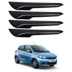 Oshotto (BP-04) Car Black Rubber Bumper Protector/Corner Moulding Compatible with Tata Tiago -(Set of 4 pcs)