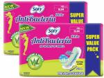 Sofy Antibacterial X-Large Extra Long Pads - 48 Count Each || (Pack of 2)