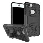 Lejaao Apple iPhone 8S Plus Black Polycarbonate, Thermoplastic Polyurethane Mobile Back Cover (16 x 7.5 x 0.9 cm)