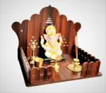 HOMEWEY Decore Engineered Wood Home Temple (Height: 16, DIY(Do-It-Yourself))
