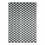 Shradha Mats Dark Grey Rectangular Geometric Polypropylene Floor Mats (120 x 180cm)