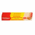 Freshee Pack of 3 x 22Meter Each Greaseproof Wrapping Paper, Parchment Paper for Baking, Cooking and Food Packaging, Multipurpose Non-Stick Food Paper
