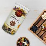 OMEGA Premium Breakfast Trail Mix |Dried Cranberry, Blackcurrant, Nuts & Seeds (400 g)