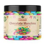 Dhawak Gems Chocolate Munchies Buttons 400 gms |Jar Pack