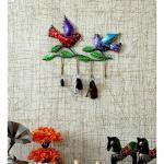 Craft Tree Iron Sparrow Key Holder In Multicolour Colour (L*H)35.56*27.94CM