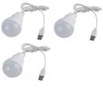 APNA KANHA USB LED Bulb / EMERGENCY LIGHT of 5 V For Power Bank / Laptop / Computer / Wall Charger (Pack of 3) Led Light (White)
