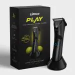 LITMUS PLAY 03 Body Groomer (Matte Black)|100 % Showerproof -Beard,Body,Ball Trimmer|Skin Friendly SenCe Touch Ceramic Blades(Prevent Cuts & Nick)|Travel Lock|Fast Charging|Guide Torch