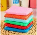 Apanatav enterprises Sponge Home Kitchenware Bowl Dish Wash Scourer Scrubber Cleaning Cleaner Pads (pack of 10)-a30