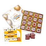 Chocoloony Birthday Chocolate 16 Pcs Assorted Milk Choclate For White Birthday Gift Box