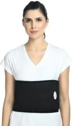 ORTHX Elbow Brace Tennis Elbow Support Band (Free Size) Elbow Support (Black)