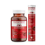 HealthBest Haemobest Iron Supplement 60 Capsules & 20 Effervescent Tablets | Combo