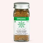 Pure Tree Certified Organic Nutmeg Powder | 60 g | Grounded Jaiphal Powder Jathikai Powder | Organic Jaifal Powder for Baby | Jayfal, Myristica Fragrans