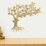 ARTVARKO Handmade Brass Tree of Life Kalpavriksha Showpiece - 22 inch