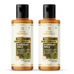 Khadi Organique Rosemary Amla Hair Shampoo For hair fall & split-ends (Pack of 2) - 420 ml