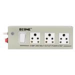Econe 3 Plus 1 Extension Cord Power Strip, 3 Socket And 1 Switch With Fuse - 4.4 Mtr