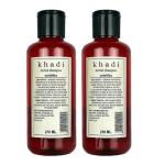 Premium Khadi Herbal Satritha Shampoo for Men and Women 210 ml (Pack of 2)