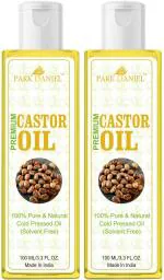 Park Daniel Premium Cold Pressed Castor Oil, 100 Ml Each (Pack Of 2)