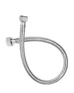 ENNIUS Connection Pipe | Stainless Steel Connection Pipe Suitable for Hot & Cold Mixer Faucets for basins and sinks, Geysers, and Flush tanks | 30 Inches | (Pack of 1)